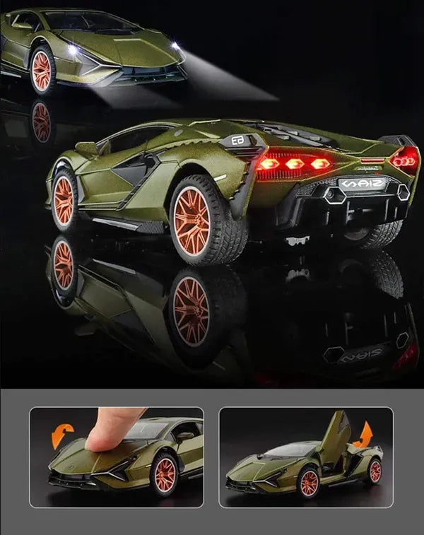Lamborghini Sian- Diecast Metal Car - Scale 1:24/1:32
