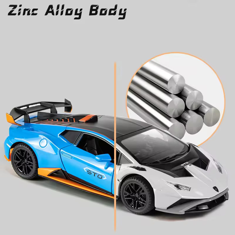 Lamborghini Huracán STO - Diecast Metal Car - Scale 1:24