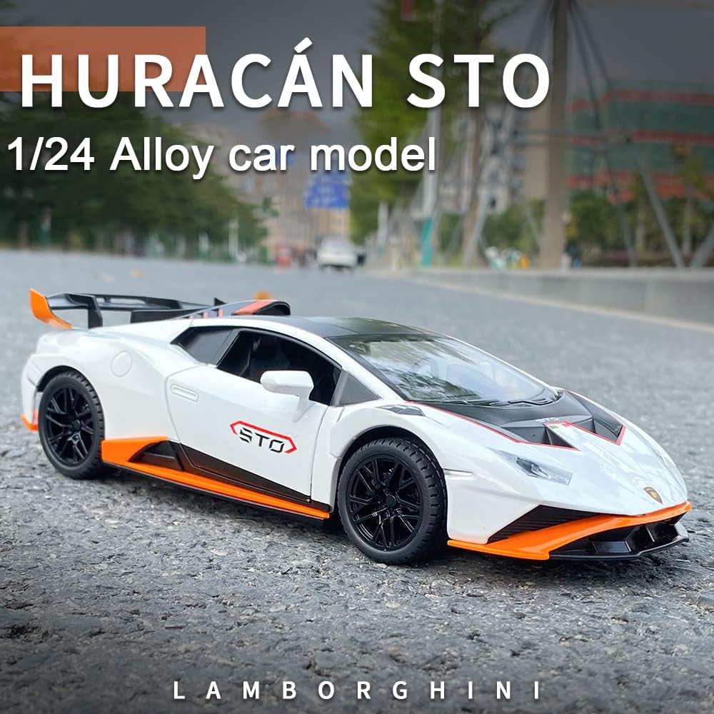 Lamborghini Huracán STO - Diecast Metal Car - Scale 1:24