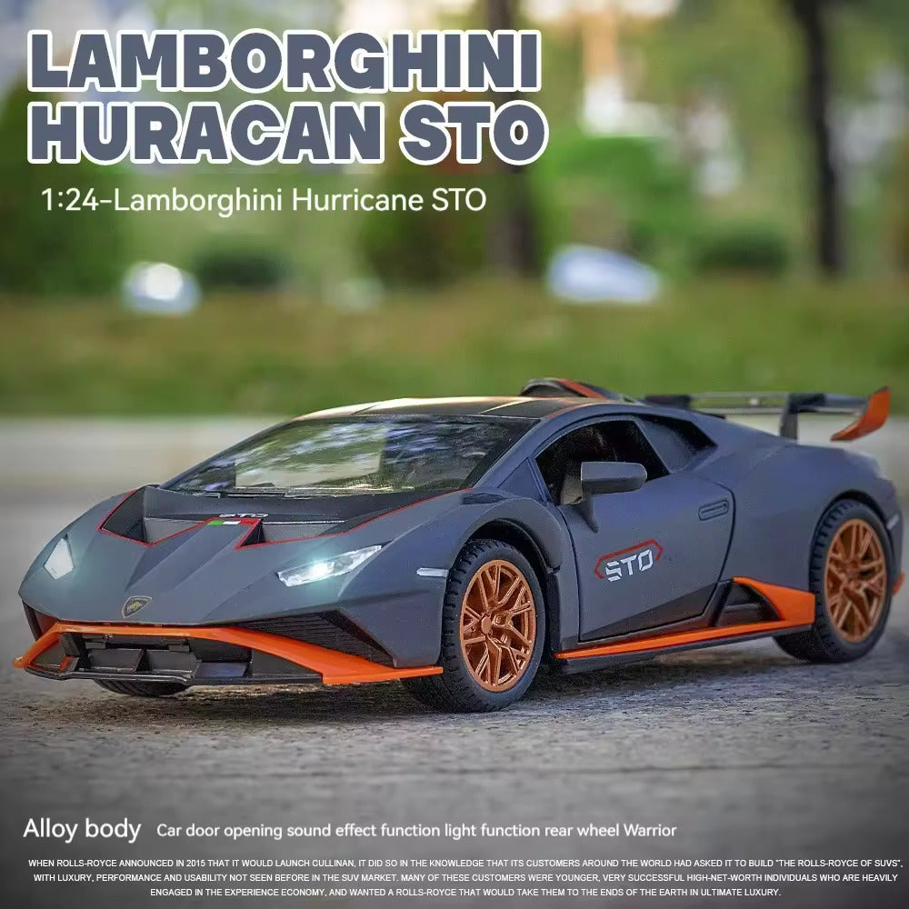 Lamborghini Huracán STO - Diecast Metal Car - Scale 1:24