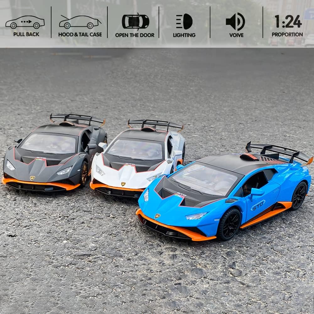 Lamborghini Huracán STO - Diecast Metal Car - Scale 1:24