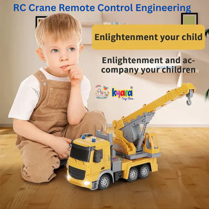 Construction Truck 2.4GHz 6 Channels RC Crane - Diecast Metal Car - Scale 1:24