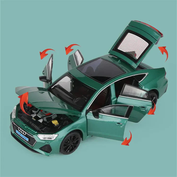Audi Rs7 Sportboac - Diecast Metal Car - Scale 1:24/1:32