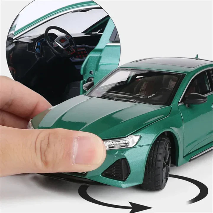 Audi Rs7 Sportboac - Diecast Metal Car - Scale 1:24/1:32