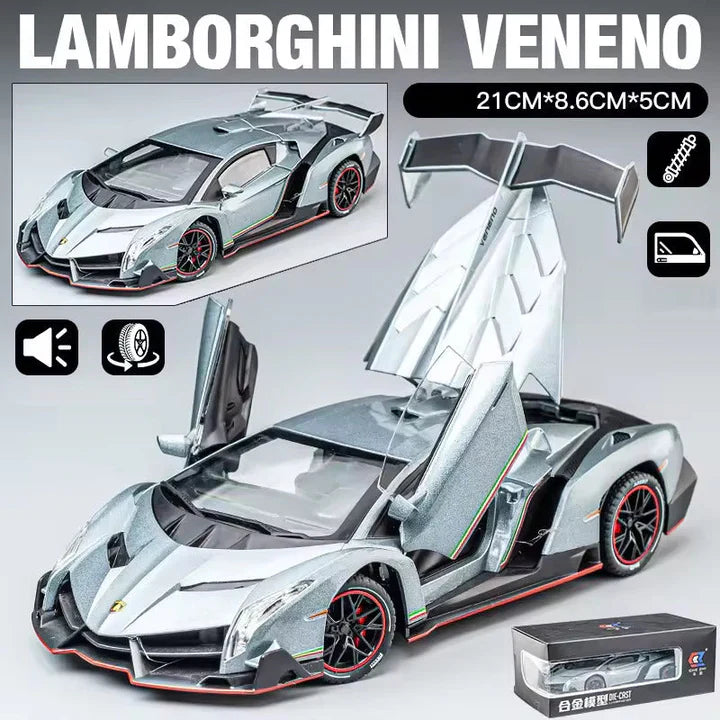 Lamborghini Veneno - Diecast Metal Car - Scale 1:24