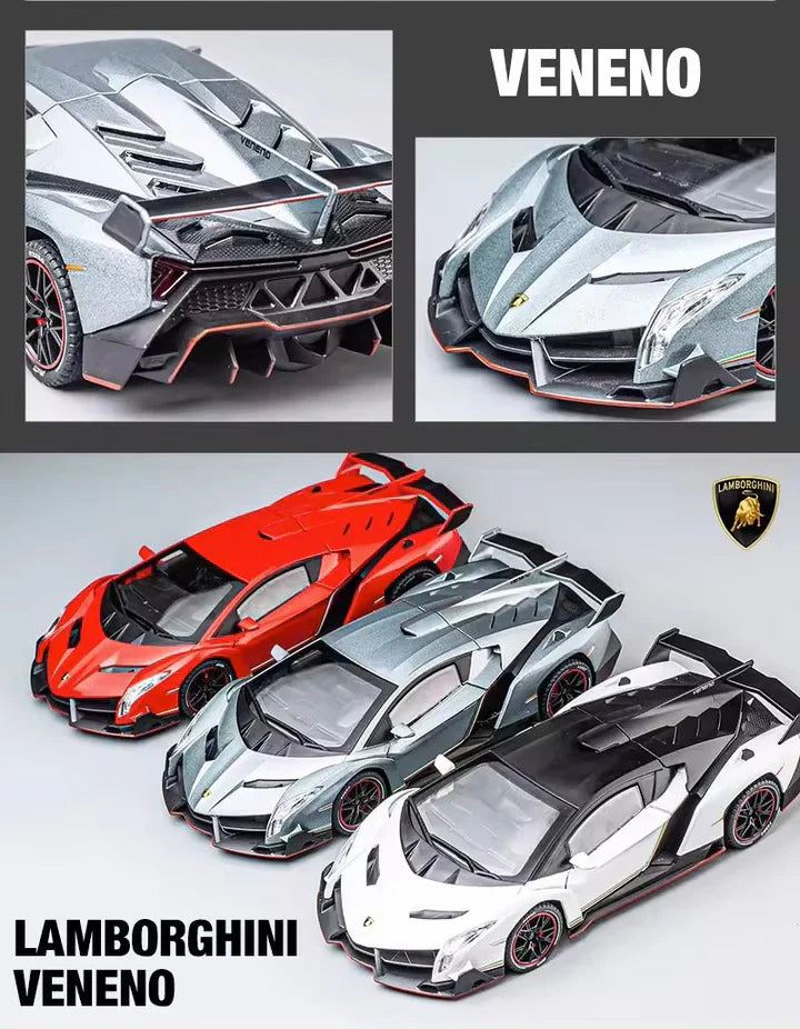 Lamborghini Veneno - Diecast Metal Car - Scale 1:24