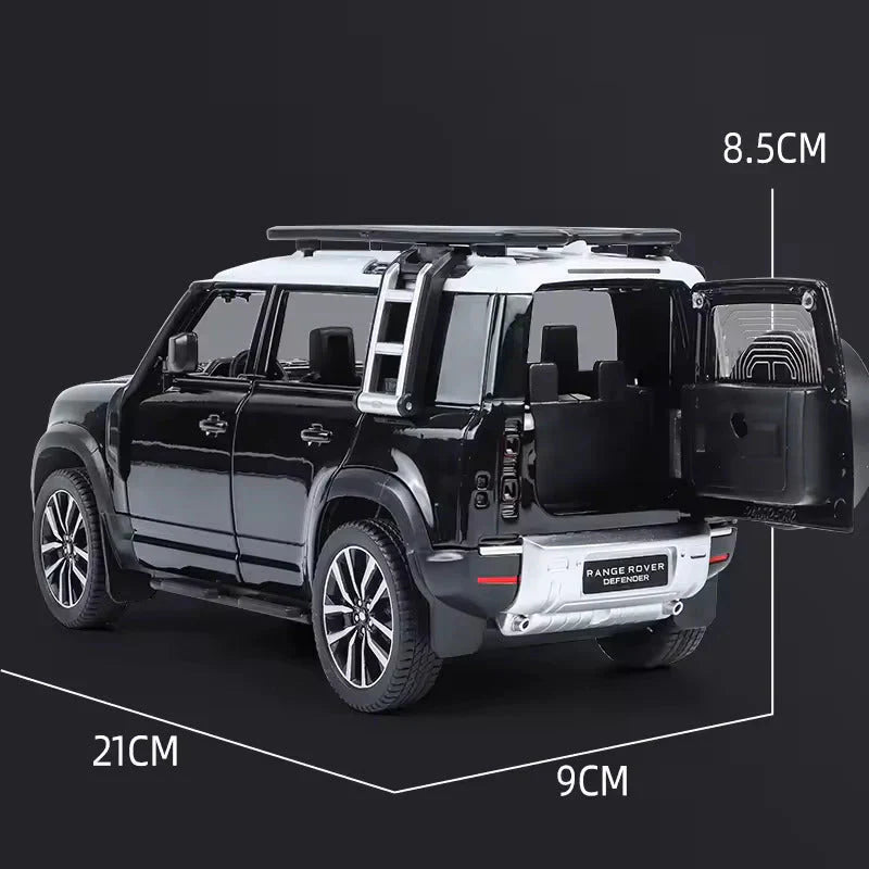 Land Rover Defender Outdoor Edition - Diecast Metal Car - Scale 1:32