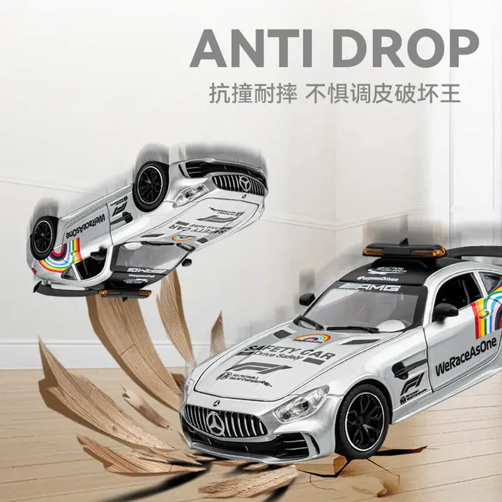 Mercedes-benz Amg Gt Safety Car - Diecast Metal Car - Scale 1:24