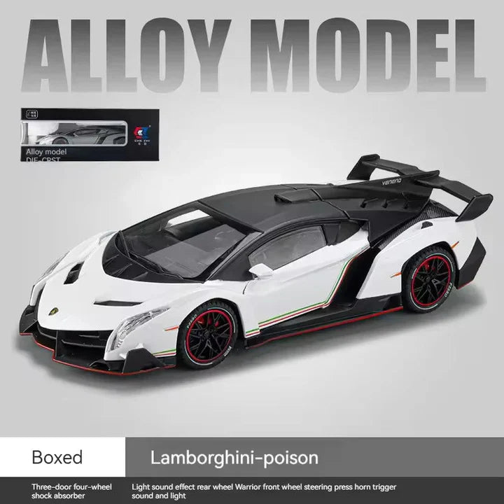 Lamborghini Veneno - Diecast Metal Car - Scale 1:24