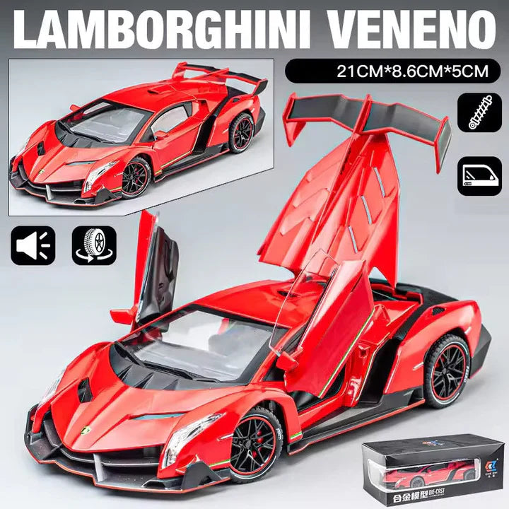 Lamborghini Veneno - Diecast Metal Car - Scale 1:24