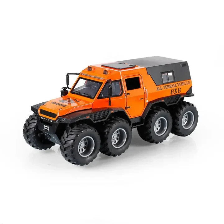 8X8 OFF-ROAD REFITTED MODEL ADVENTURE SUV - Diecast Metal Car - Scale 1:32