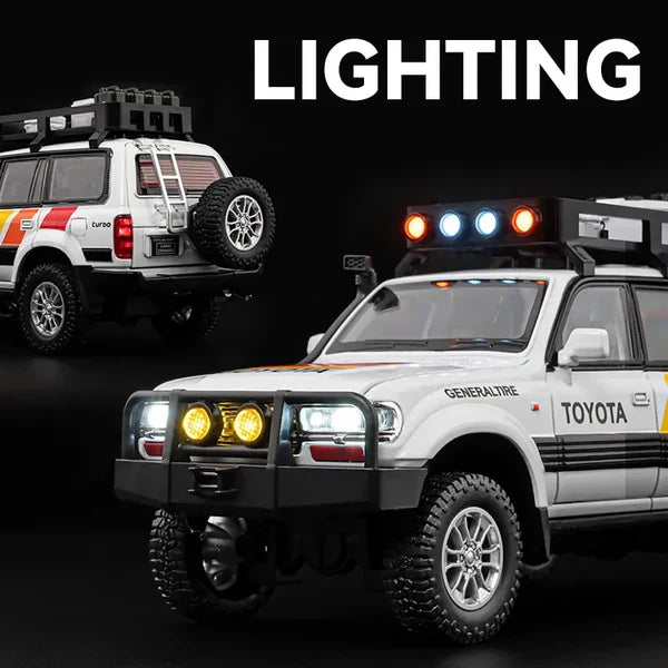 Toyota Land Cruiser LC80 - Diecast Metal Car - Scale 1:24