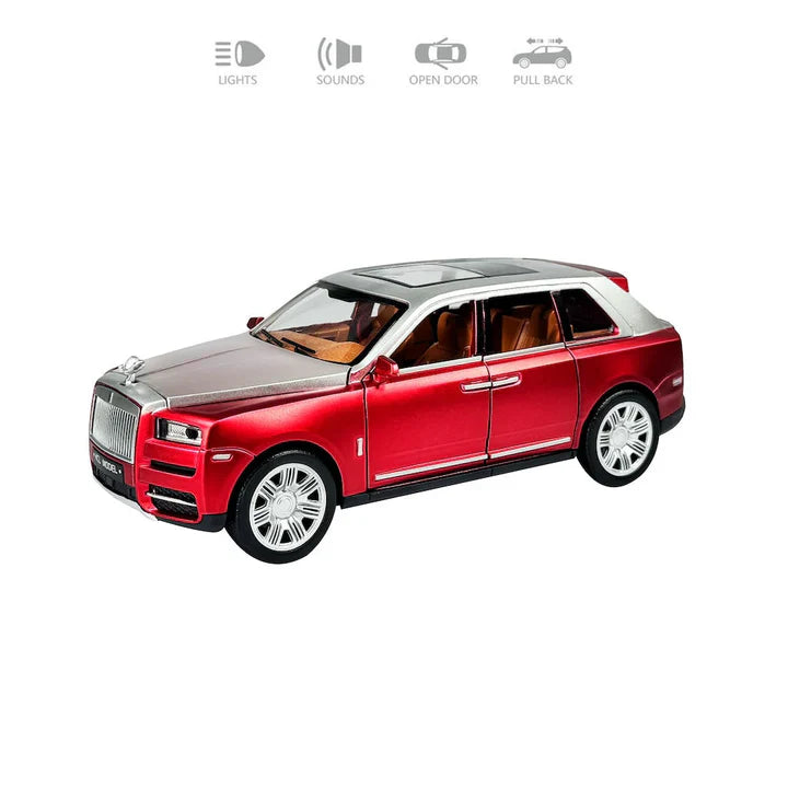 Rolls Royce Cullinan Orange - Diecast Metal Car - Scale 1:24