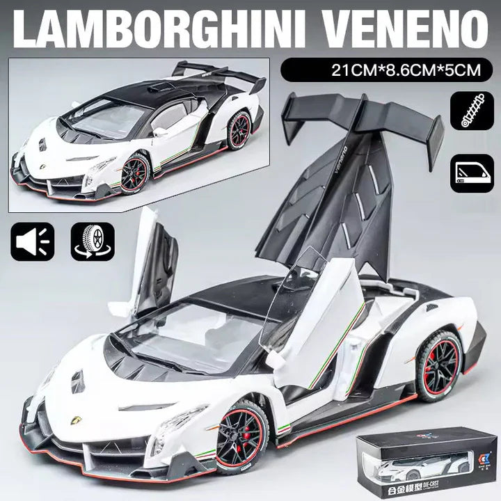 Lamborghini Veneno - Diecast Metal Car - Scale 1:24
