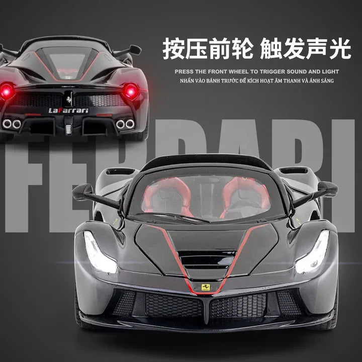 BIG SIZE Ferrari Rafa Roadster SPORT- Diecast Metal Car - Scale 1:24