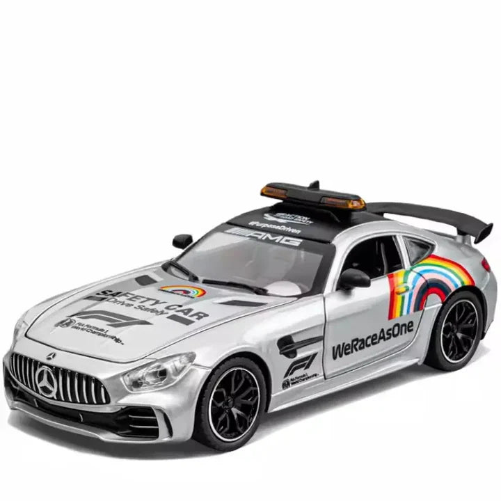 Mercedes-benz Amg Gt Safety Car - Diecast Metal Car - Scale 1:24