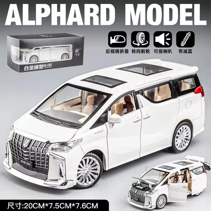 Toyota Alphard - Diecast Metal Car - Scale 1:32 / 1:24