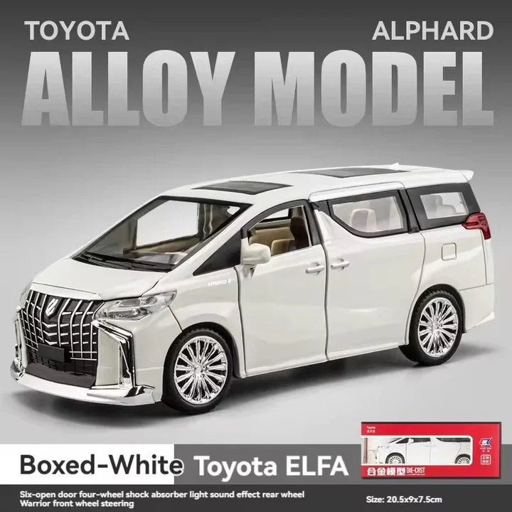 Toyota Alphard - Diecast Metal Car - Scale 1:32 / 1:24