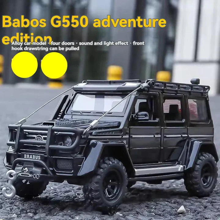 Mercedes-benz Brabus G550 - Diecast Metal Car - Scale 1:24