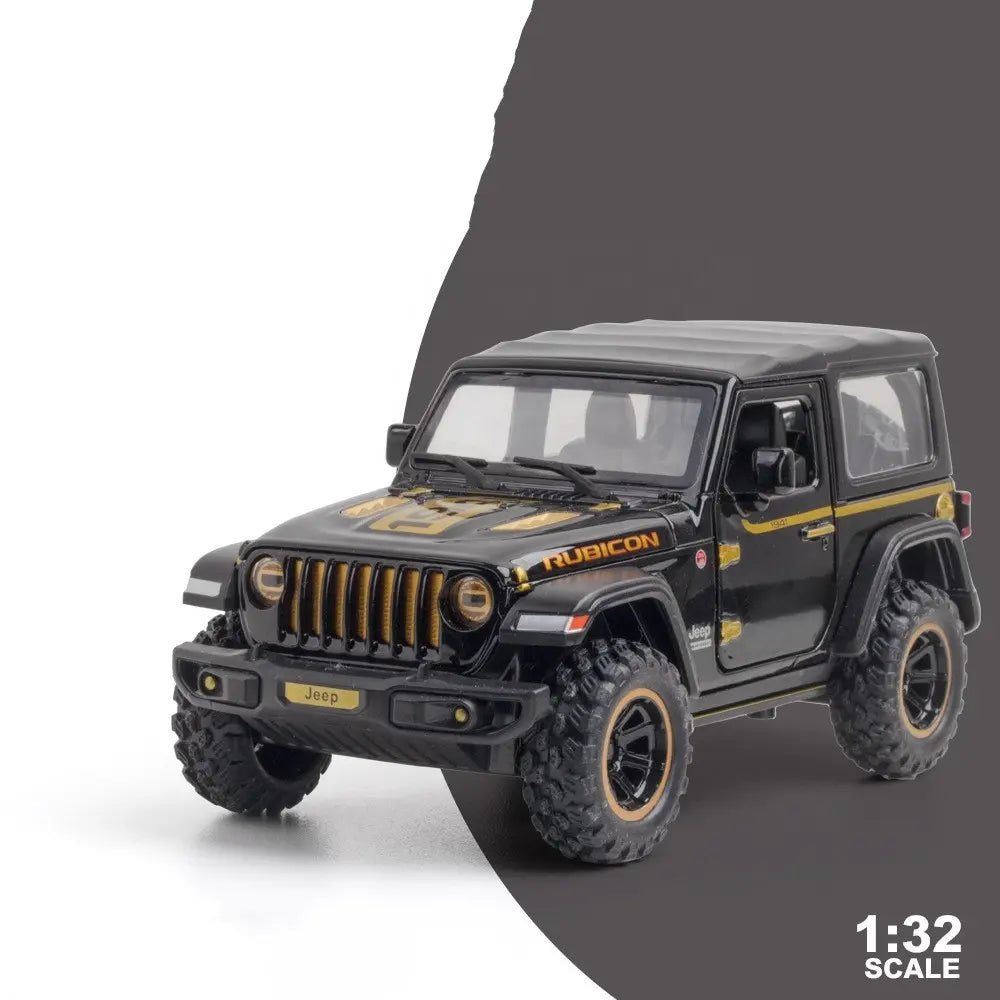 Jeep Rubicon - Diecast Metal Car - Scale 1:32 / 1:24