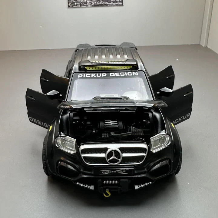 BIG SIZE MERCEDES AMG 6*6 - Diecast Metal Car - Scale 1:24