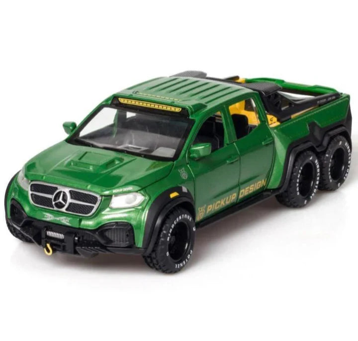 BIG SIZE MERCEDES AMG 6*6 - Diecast Metal Car - Scale 1:24