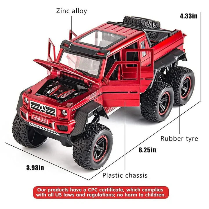 Mercedes AMG 6X6 - Diecast Metal Car - Scale 1:24