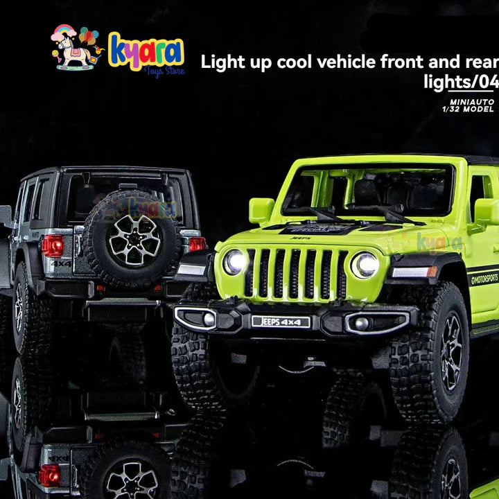 Wrangler Rubicon Thar Jeep Scale Model Metal Car- All Model