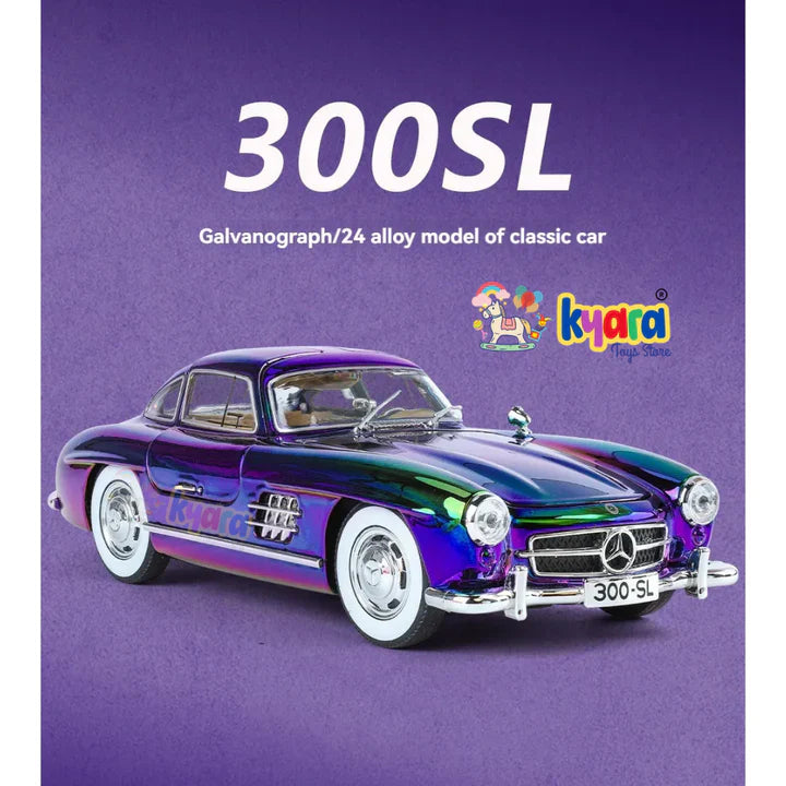 Mercedes-benz 300sl - Diecast Metal Car - Scale 1:24