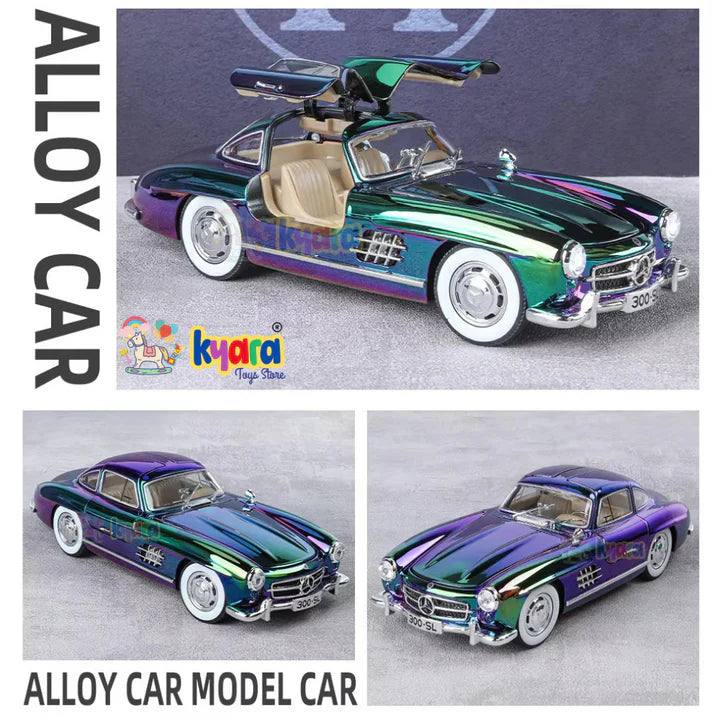 Mercedes-benz 300sl - Diecast Metal Car - Scale 1:24