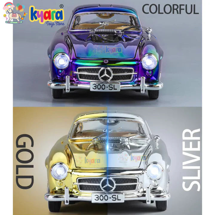 Mercedes-benz 300sl - Diecast Metal Car - Scale 1:24
