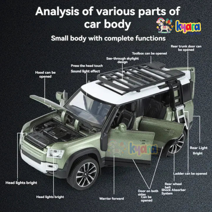 Range Rover Defender 110 - Diecast Metal Car - Scale 1:24 / 1:32