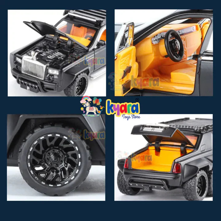 Rolls Royce Phantom 6x6 Sports - Diecast Metal Car - Scale 1:32