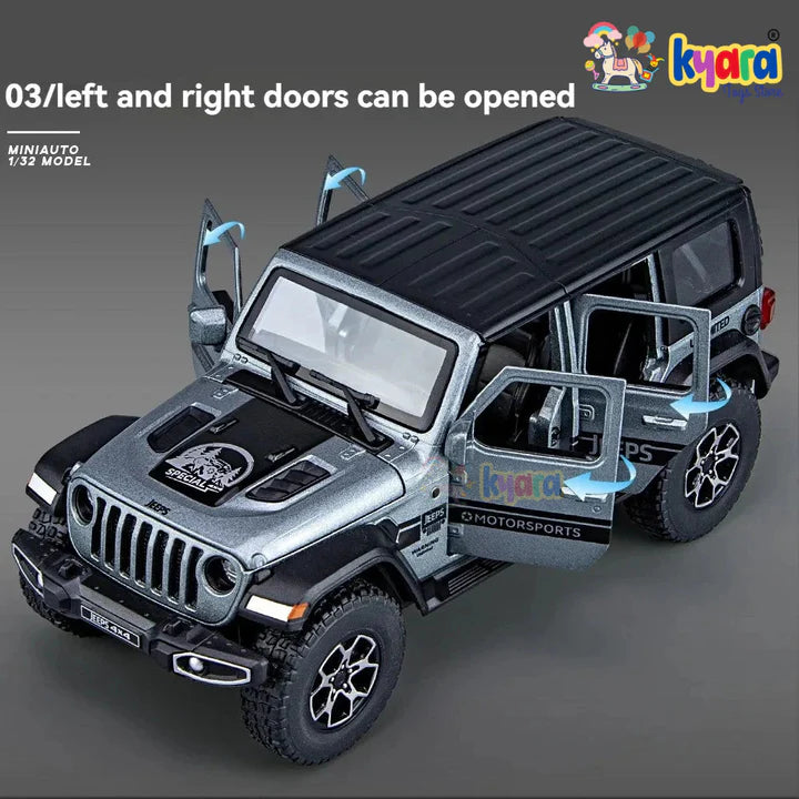 Wrangler Rubicon Thar Jeep Scale Model Metal Car- All Model