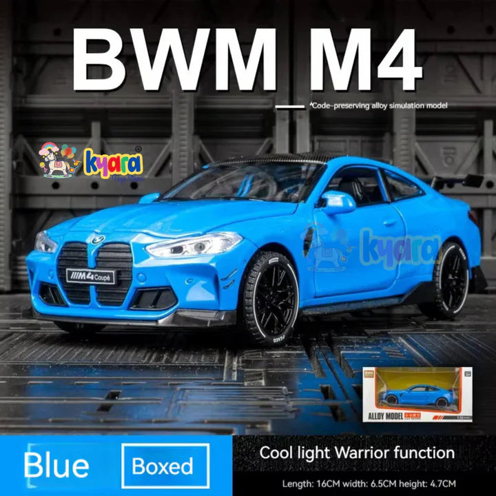 BMW M4 - Diecast Metal Car - Scale 1:32