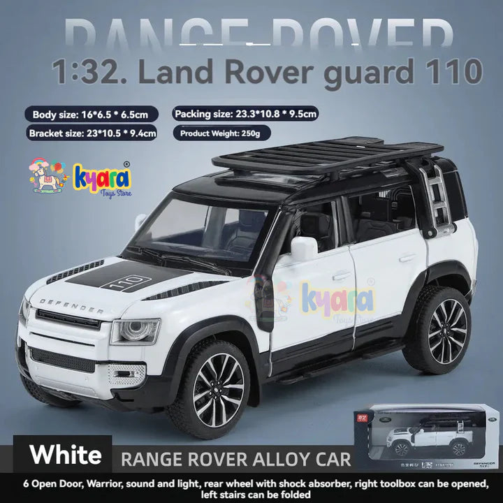 Range Rover Defender 110 - Diecast Metal Car - Scale 1:24 / 1:32
