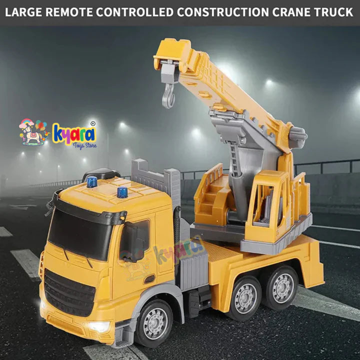 Construction Truck 2.4GHz 6 Channels RC Crane - Diecast Metal Car - Scale 1:24