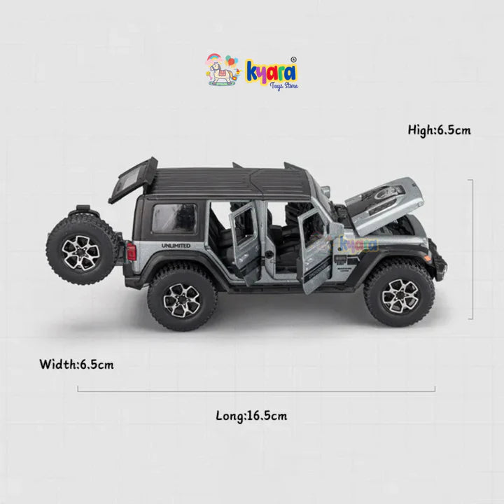 Wrangler Rubicon Thar Jeep Scale Model Metal Car- All Model