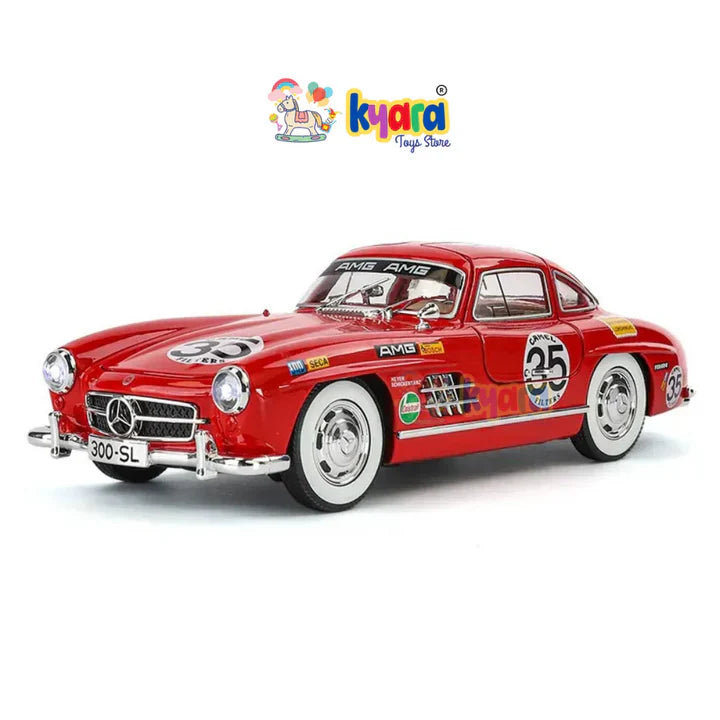 Mercedes Benz 300sl Vintage - Diecast Metal Car - Scale 1:24