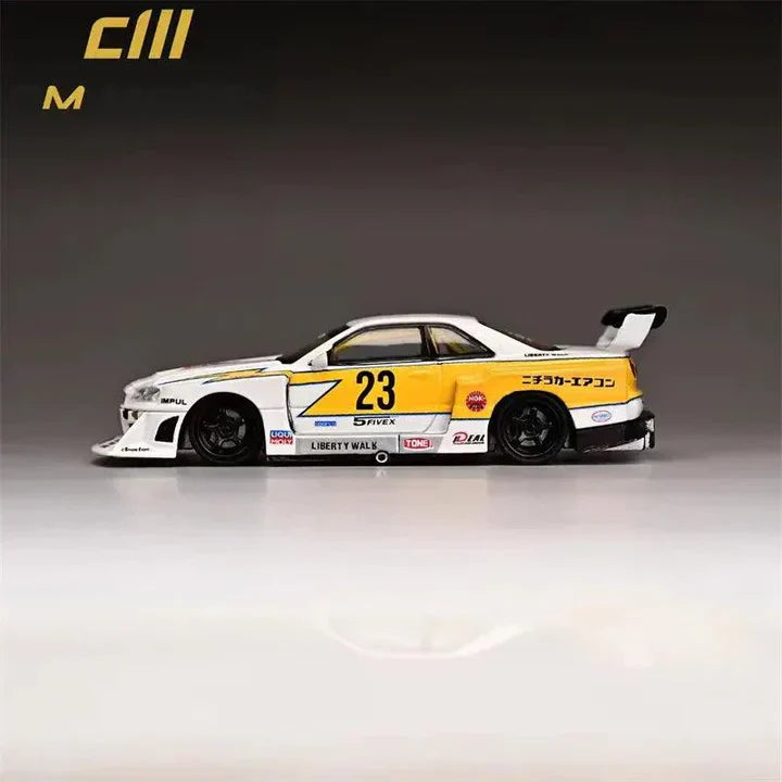 Lbwk Nissan E-r34 Super Silhouette Skyline Gtr - Diecast Metal Car - Scale 1:24