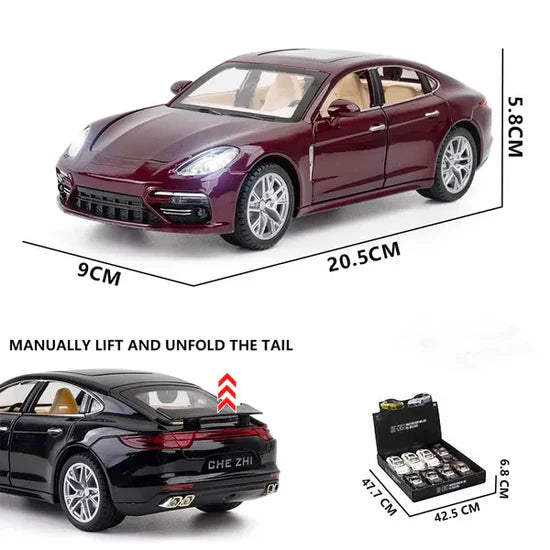 BIG SIZE PORCHE PALAMORA - Diecast Metal Car - Scale 1:24