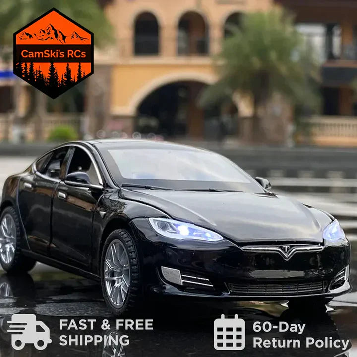 Tesla S Model - Diecast Metal Car - Scale 1:32