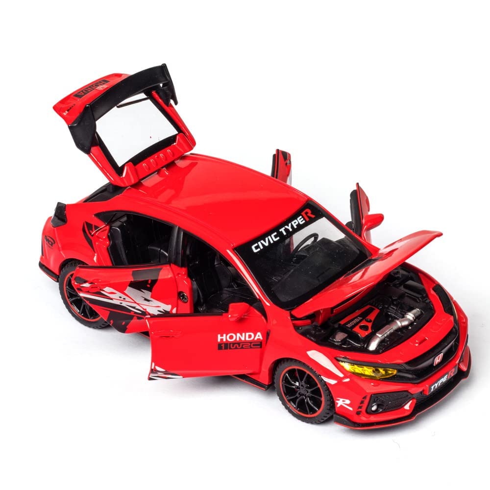 HONDA CIVIC TYPE-R- Diecast Metal Car - Scale 1:32