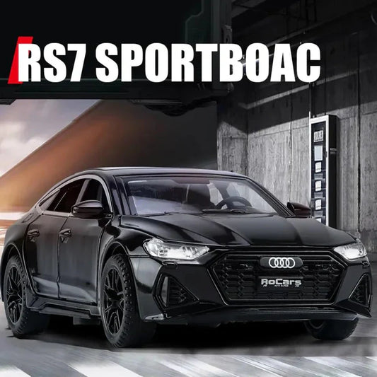 Audi Rs7 Sportboac - Diecast Metal Car - Scale 1:24/1:32
