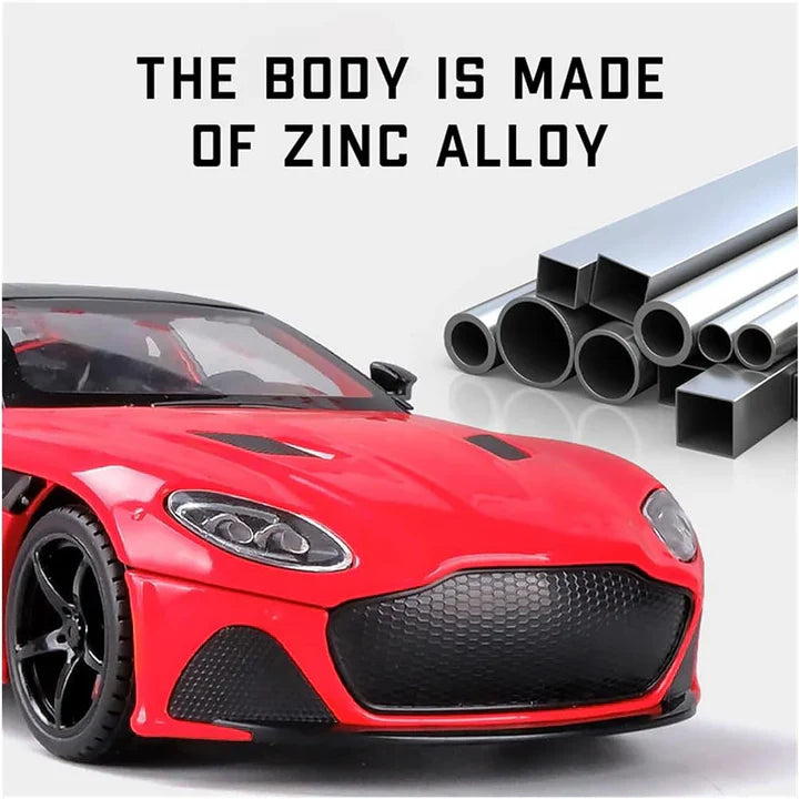 Aston Martin Gt  - Diecast Metal Car - Scale 1:24