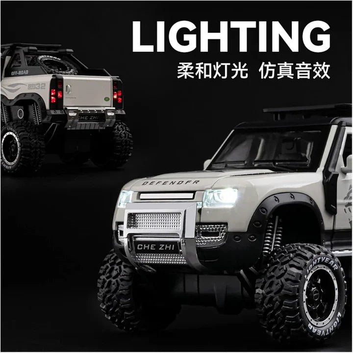 Land Rover Defender Guard 6x6  - Diecast Metal Car - Scale 1:24