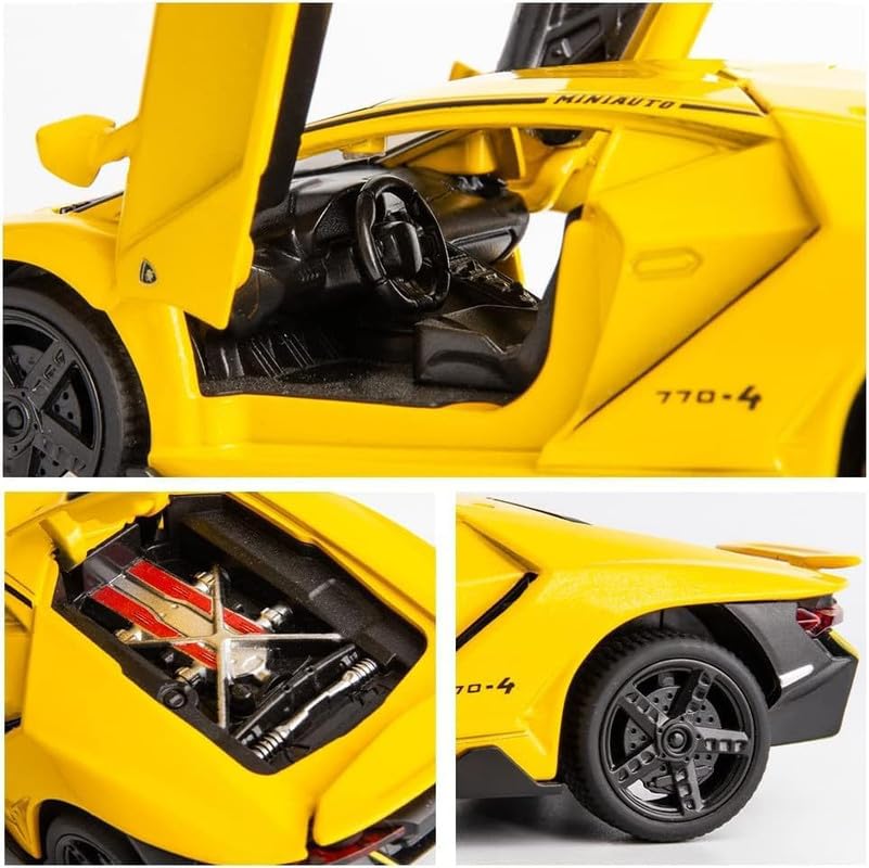 Lamborghini Centenario Lp770 - Diecast Metal Car - Scale 1:24/1:32