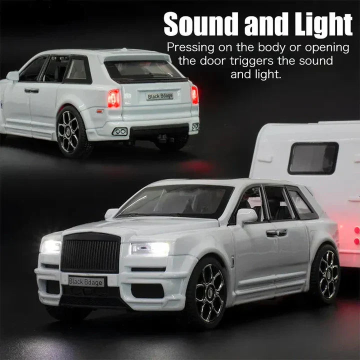 Rolls Royce Cullinan Trailer - Diecast Metal Car - Scale 1:24