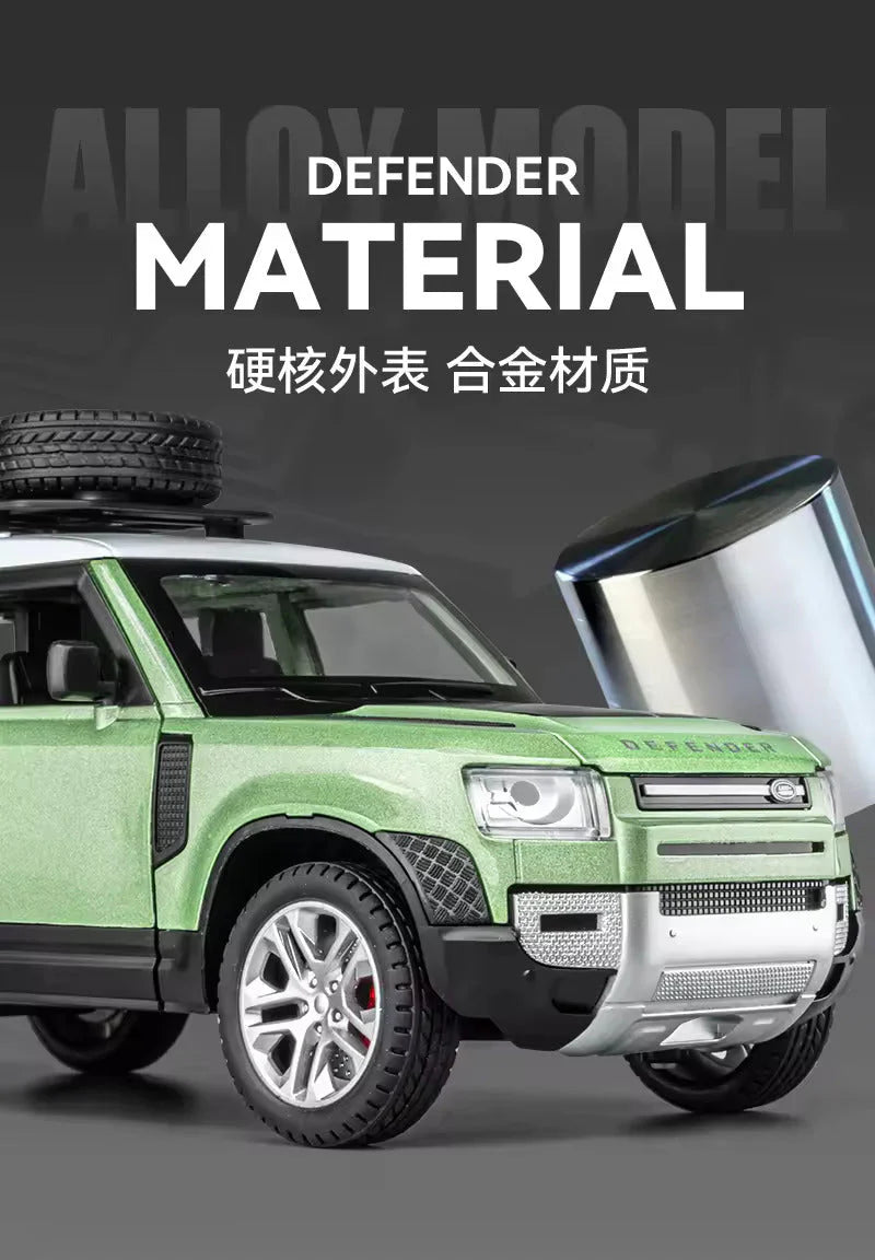 Land Rover Defender Outdoor Edition - Diecast Metal Car - Scale 1:32