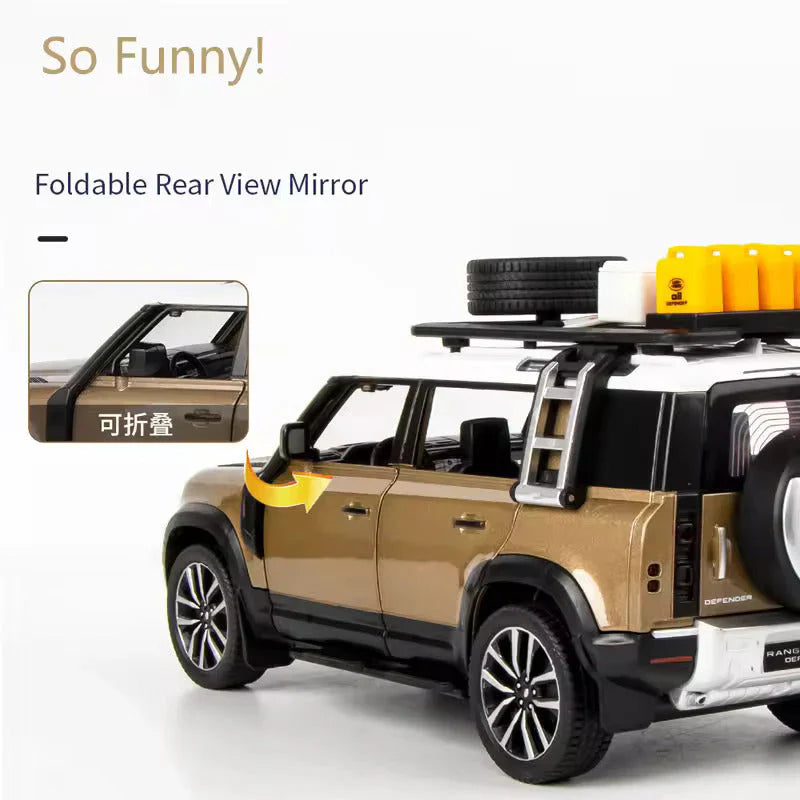 Land Rover Defender Outdoor Edition - Diecast Metal Car - Scale 1:32